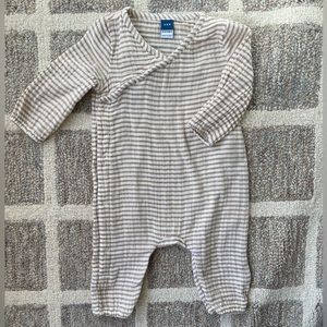 Old Navy Boho Muslin Stripped Bodysuit Size 3-6 months